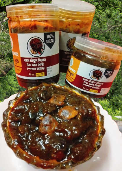 আম তেঁতুল মিক্সড স্পেশাল আচার (টক ঝাল মিষ্টি)